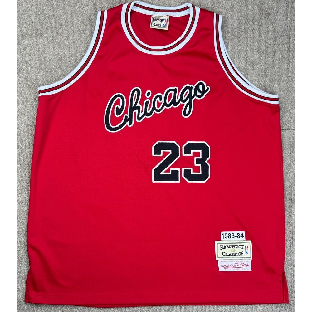 Mitchell & Ness Vtg NBA 1983-84 Michael Jordan #23 Basketball Jersey Size 2XL